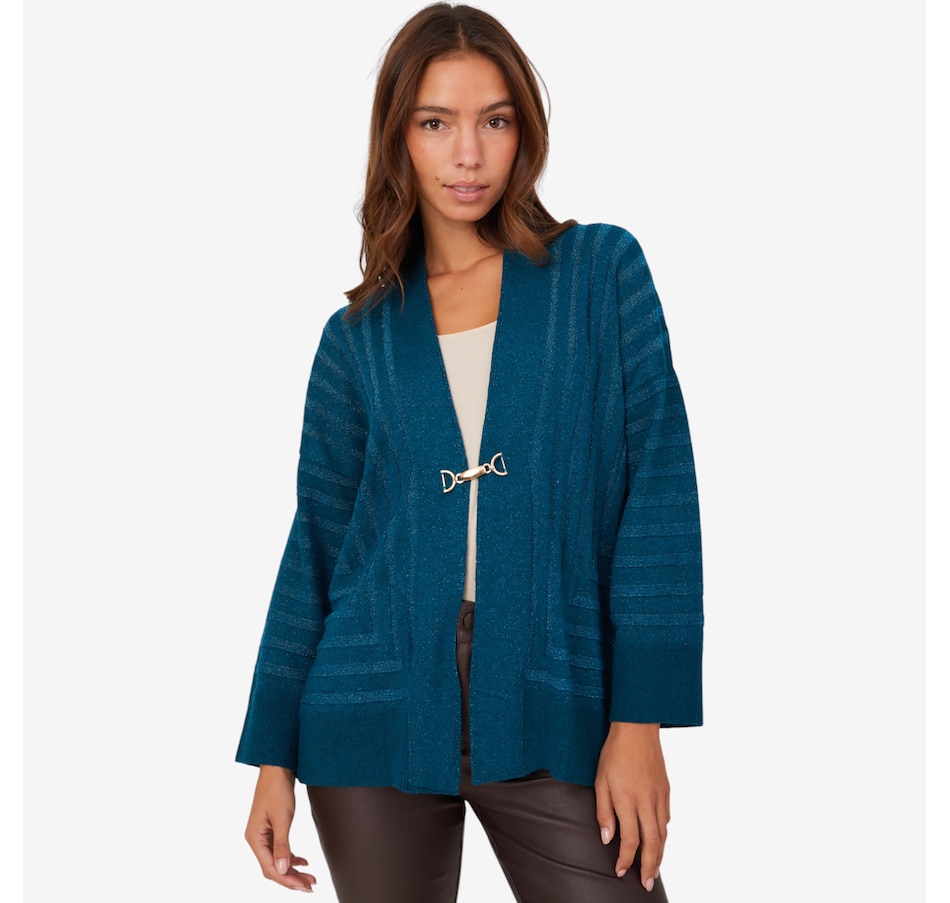 Image 102731_PTL.jpg, Product 102-731 / Price $149.99, Aggel Lurex Blend Cardigan from Aggel on TSC.ca's Fashion department