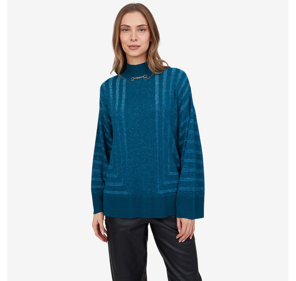 Image 102732_PTL.jpg, Product 102-732 / Price $109.99, Aggel Lurex Blend Sweater from Aggel on TSC.ca's Fashion department