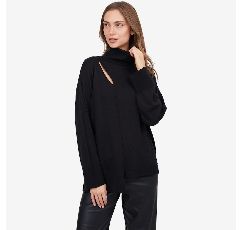 Image 102738_BLK.jpg, Product 102-738 / Price $94.99, Aggel Cut-Out Sweater from Aggel on TSC.ca's Fashion department
