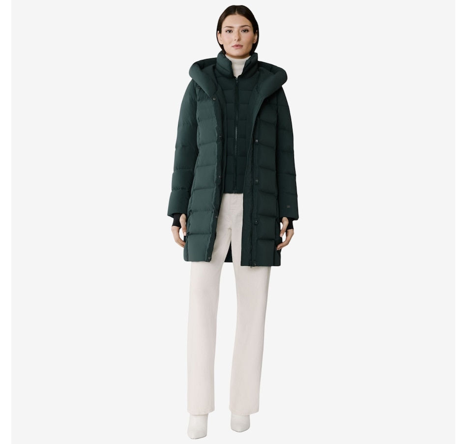 Image 102812_MIDFT.jpg, Product 102-812 / Price $695.00, Soia & Kyo Sonny Ladies Hooded Down Coat from Soia & Kyo on TSC.ca's Fashion department