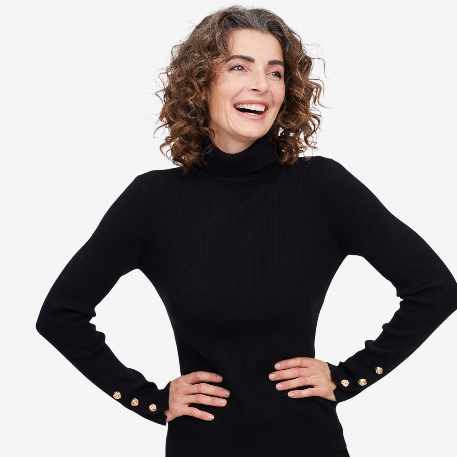 Tower Hill by Christie Brinkley Long Sleeve Ribbed Turtleneck with