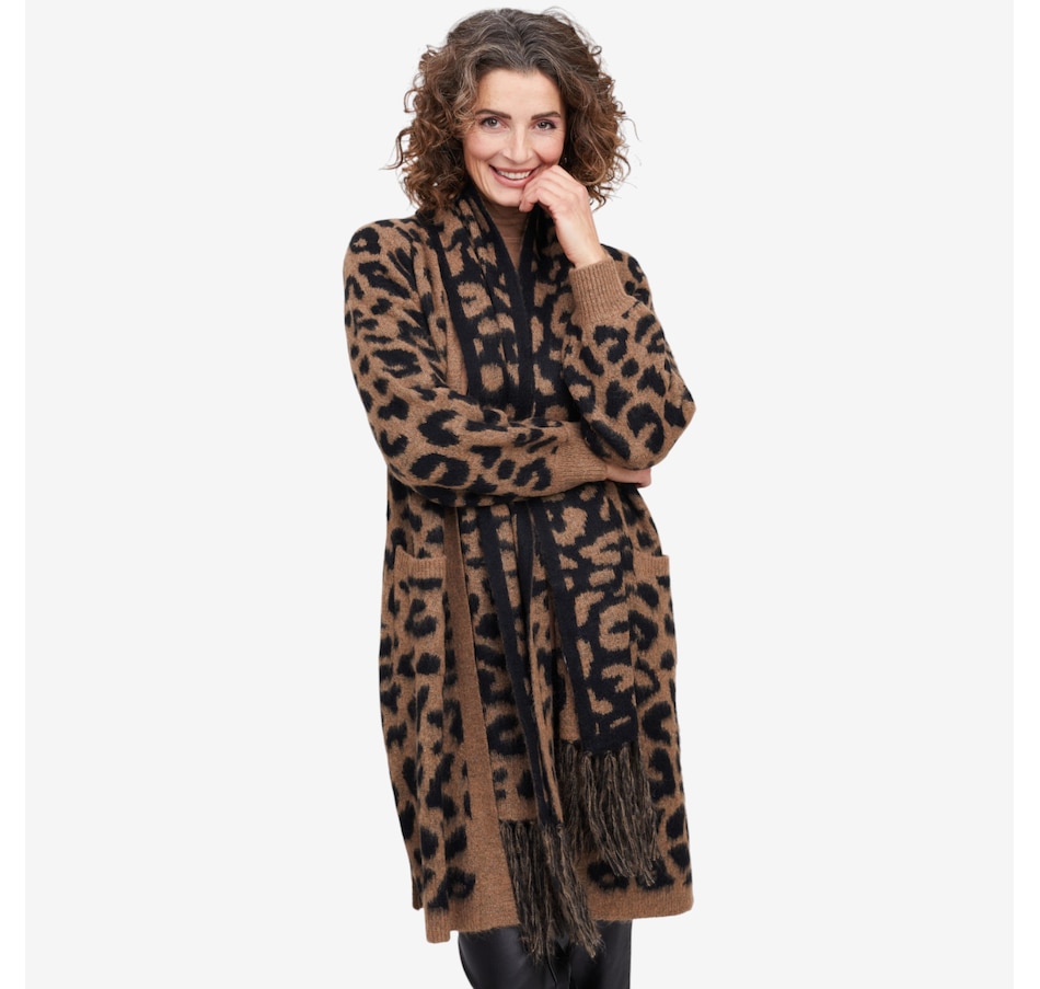 Image 102822_ALTMORE5.jpg, Product 102-822 / Price $79.99, C. Wonder Jacquard Cozy Cardigan with Scarf from C. Wonder by Christian Siriano on TSC.ca's Fashion department