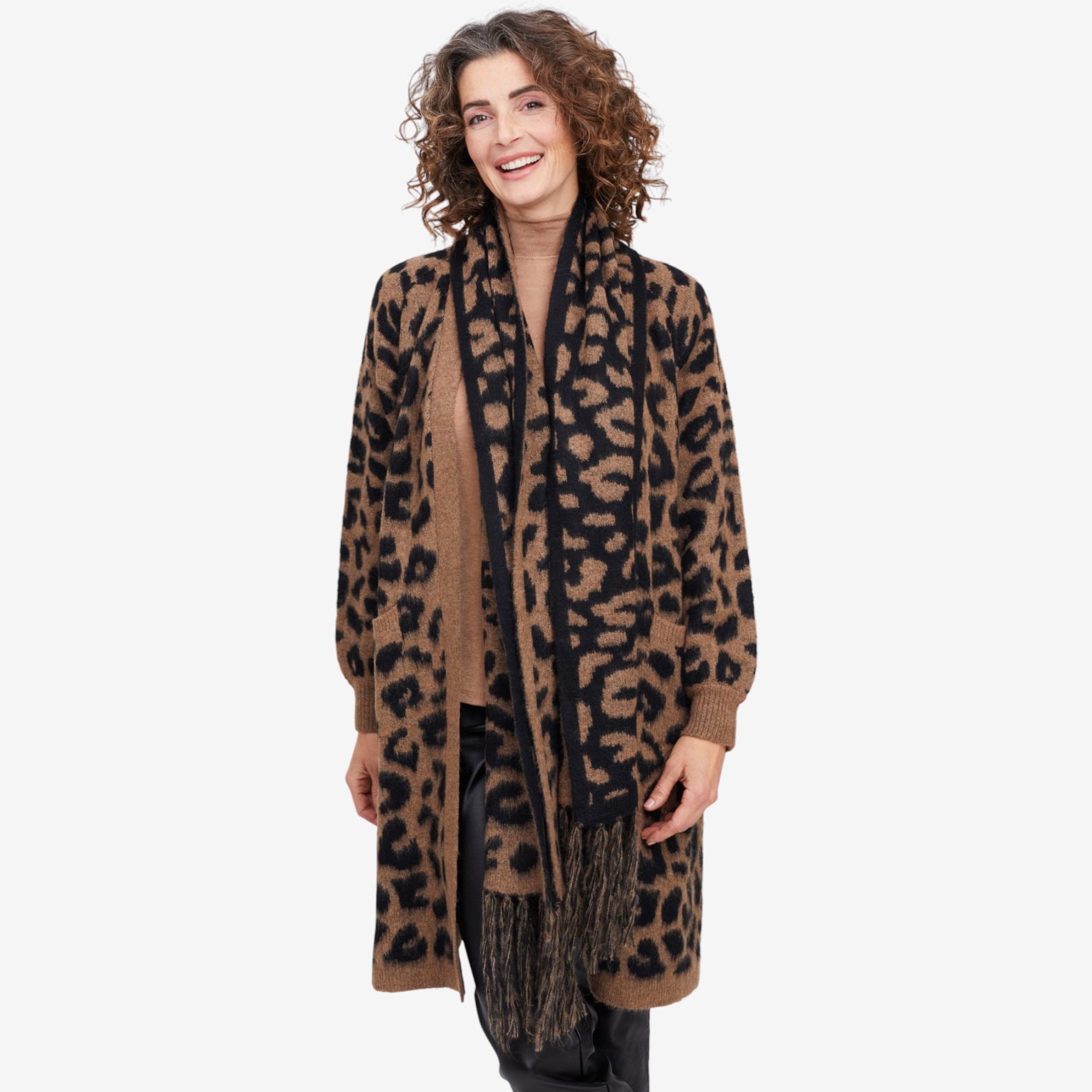 C. Wonder Jacquard Cozy Cardigan with Scarf - TSC.ca