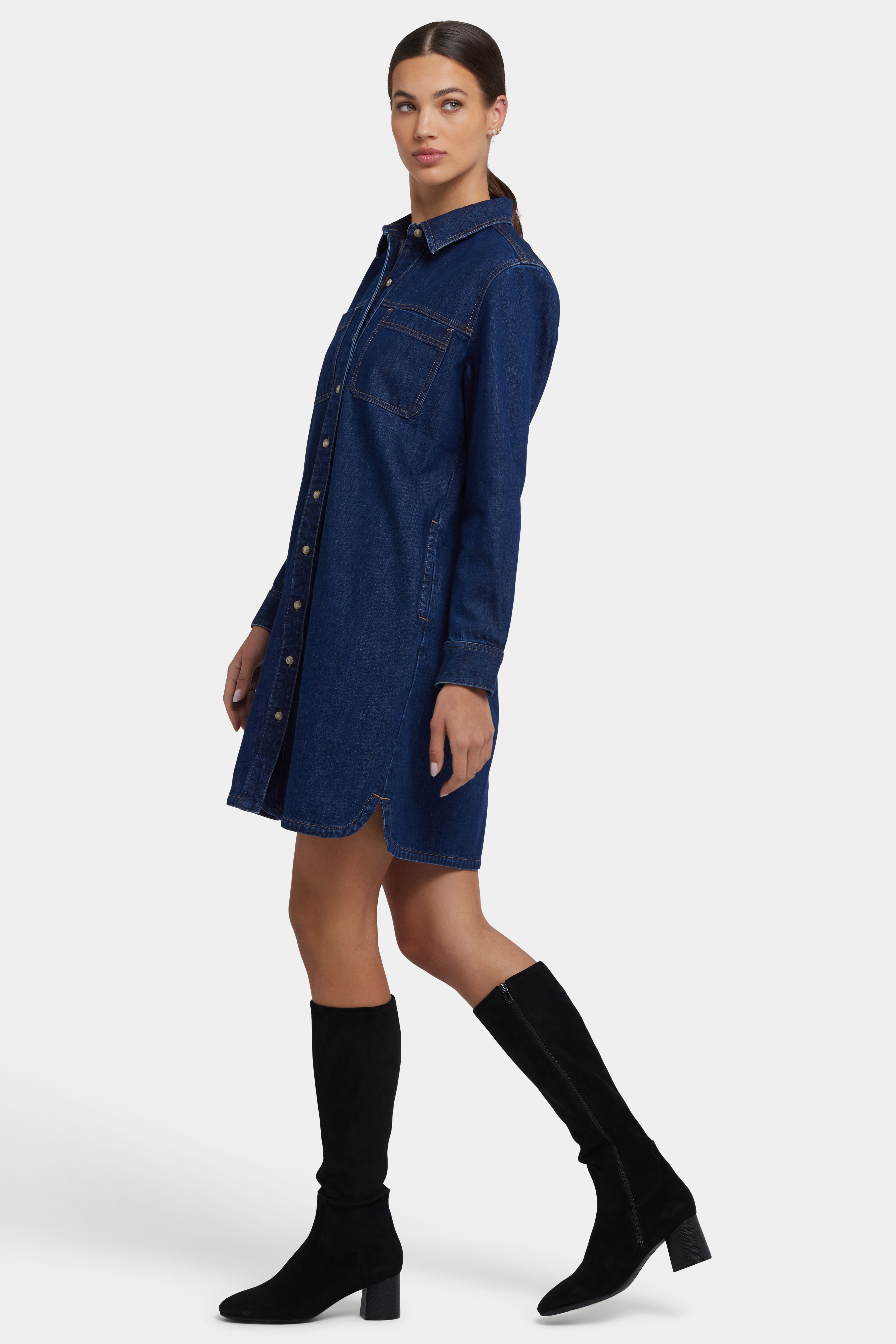 NYDJ Reese Denim Shirtdress - TSC.ca