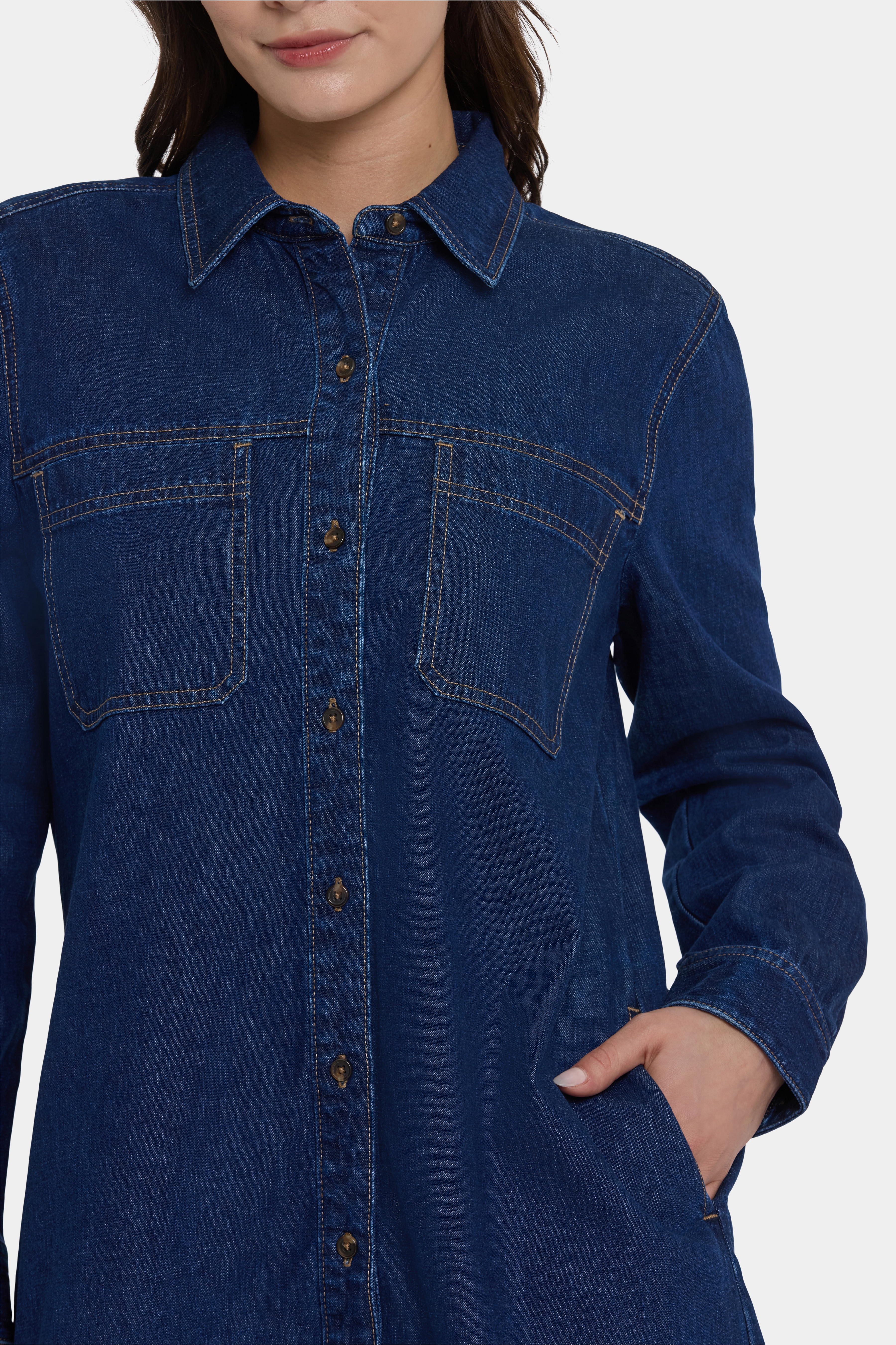NYDJ Reese Denim Shirtdress - TSC.ca