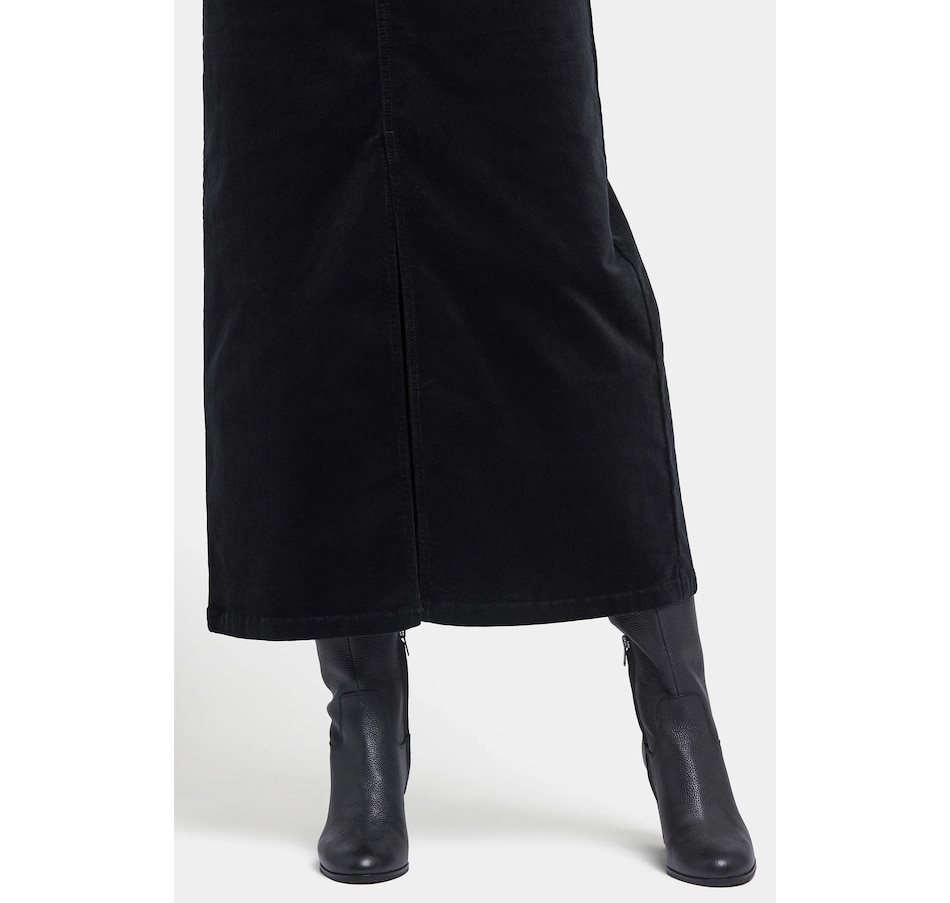 Image 102863_ALTMORE6.jpg, Product 102-863 / Price $104.88, NYDJ Corduroy Long Skirt with Front Slit from NYDJ on TSC.ca's Fashion department