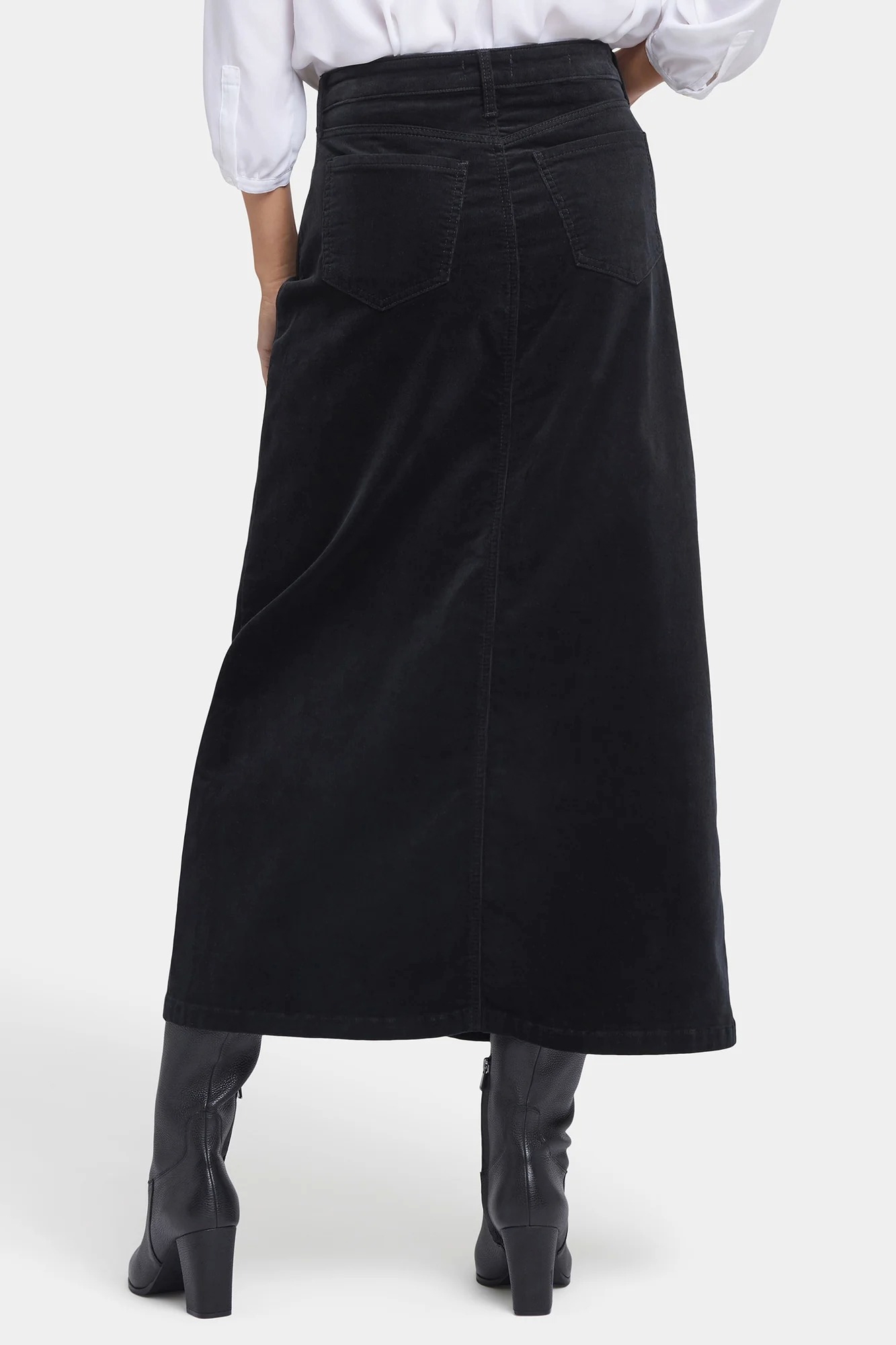 NYDJ Corduroy Long Skirt with Front Slit - TSC.ca