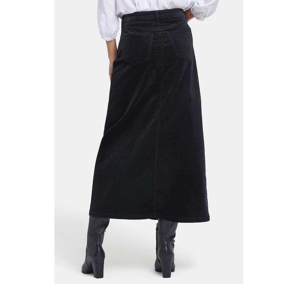 Image 102863_ALTMORE9.jpg, Product 102-863 / Price $104.88, NYDJ Corduroy Long Skirt with Front Slit from NYDJ on TSC.ca's Fashion department