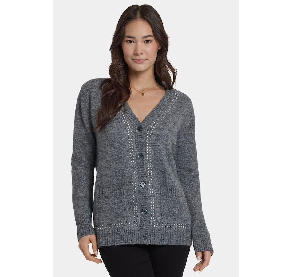 Image 102865_CHAHT.jpg, Product 102-865 / Price $159.00, NYDJ Crystal Cardigan from NYDJ on TSC.ca's Fashion department