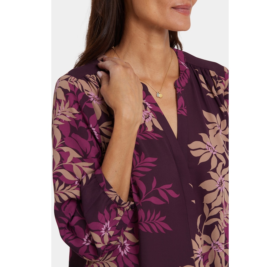 Image 102868_ALTMORE3.jpg, Product 102-868 / Price $129.00, NYDJ Pintuck Blouse from NYDJ on TSC.ca's Fashion department
