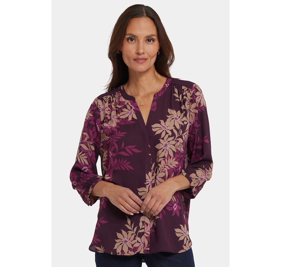 Image 102868_BONNE.jpg, Product 102-868 / Price $129.00, NYDJ Pintuck Blouse from NYDJ on TSC.ca's Fashion department