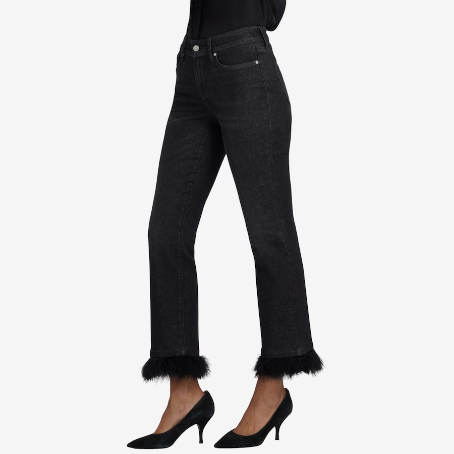 Image 102873_ALTMORE2.jpg, Product 102-873 / Price $59.33, NYDJ Marilyn Straight Leg Ankle Jean with Detachable Feather Trim from NYDJ on TSC.ca's Fashion department