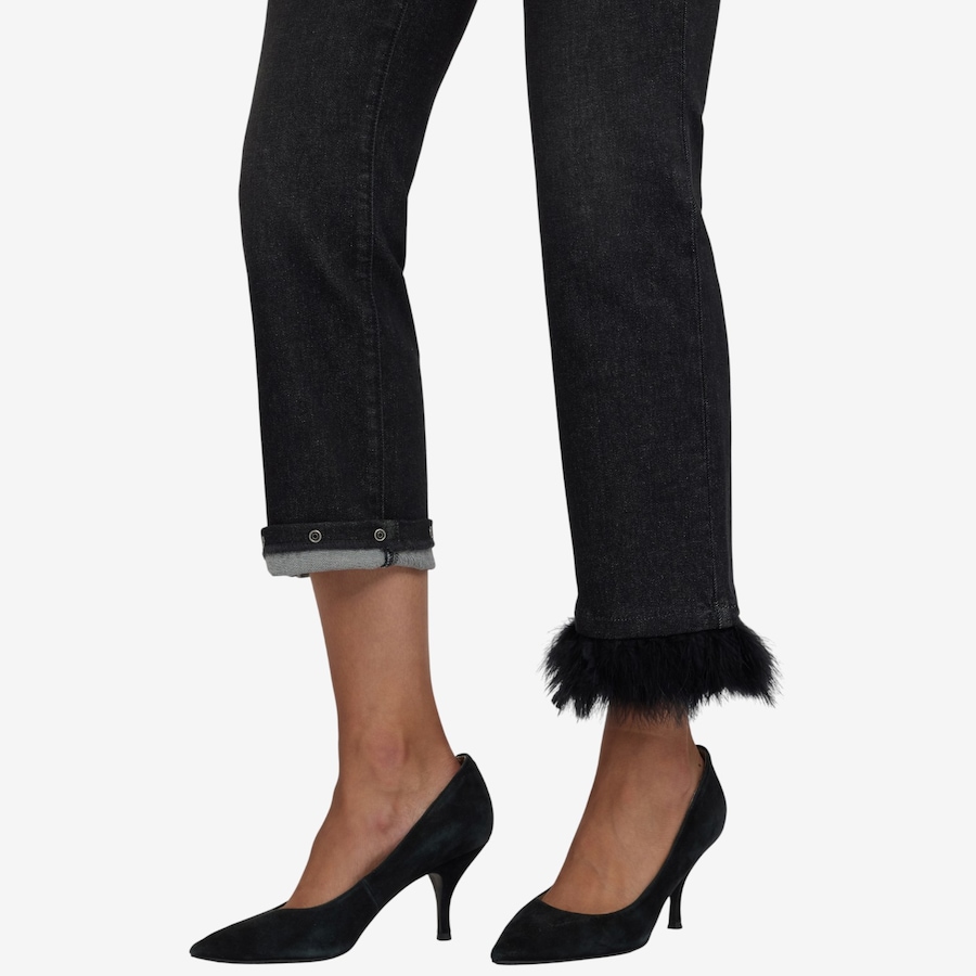 Image 102873_ALTMORE5.jpg, Product 102-873 / Price $59.33, NYDJ Marilyn Straight Leg Ankle Jean with Detachable Feather Trim from NYDJ on TSC.ca's Fashion department