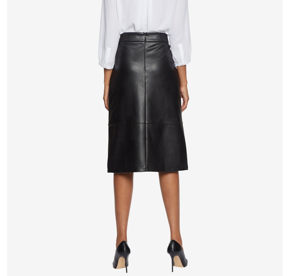 Image 102876_ALTMORE4.jpg, Product 102-876 / Price $129.00, NYDJ Faux Leather A-Line Skirt from NYDJ on TSC.ca's Fashion department