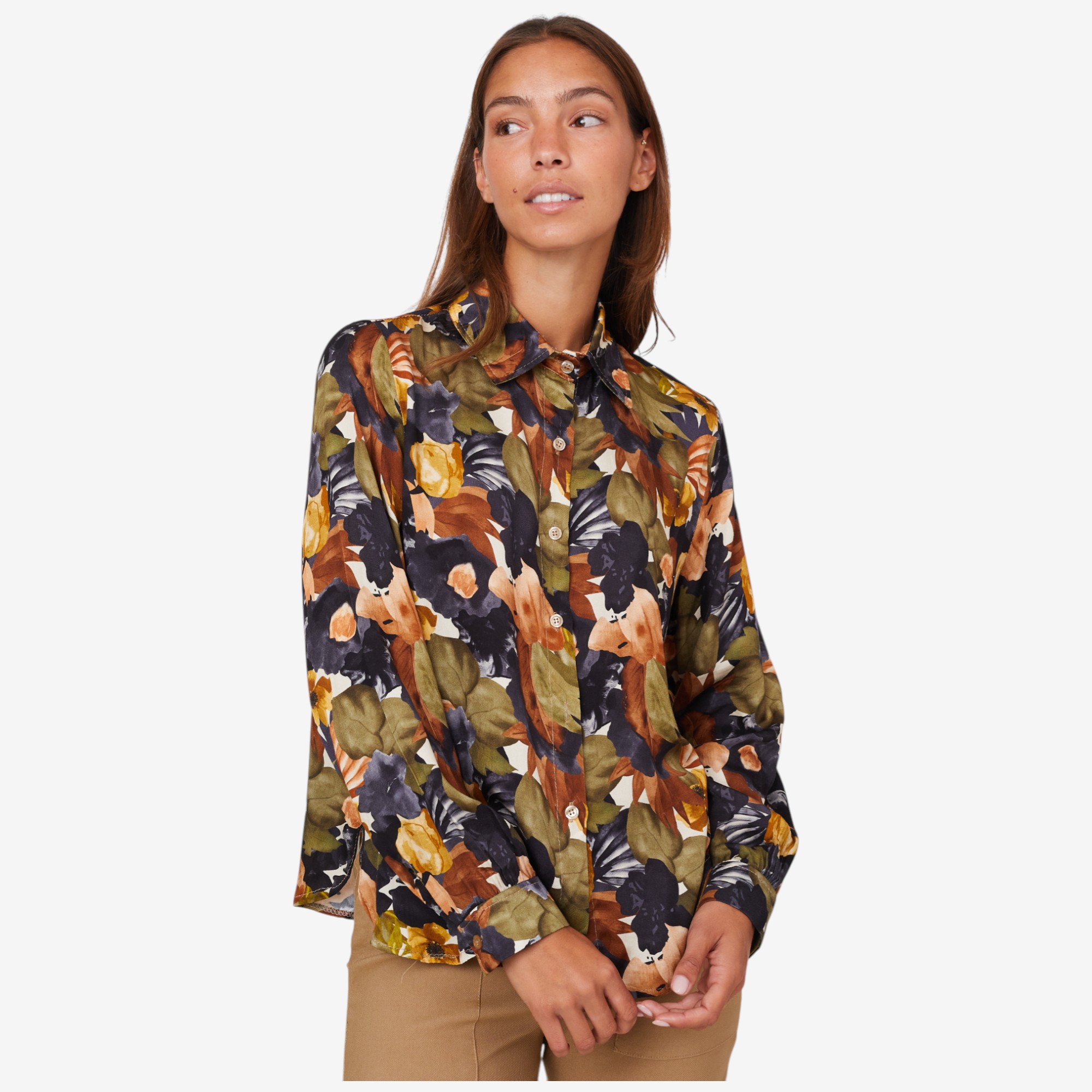M Made In Italy Floral Button Down Shirt - TSC.ca