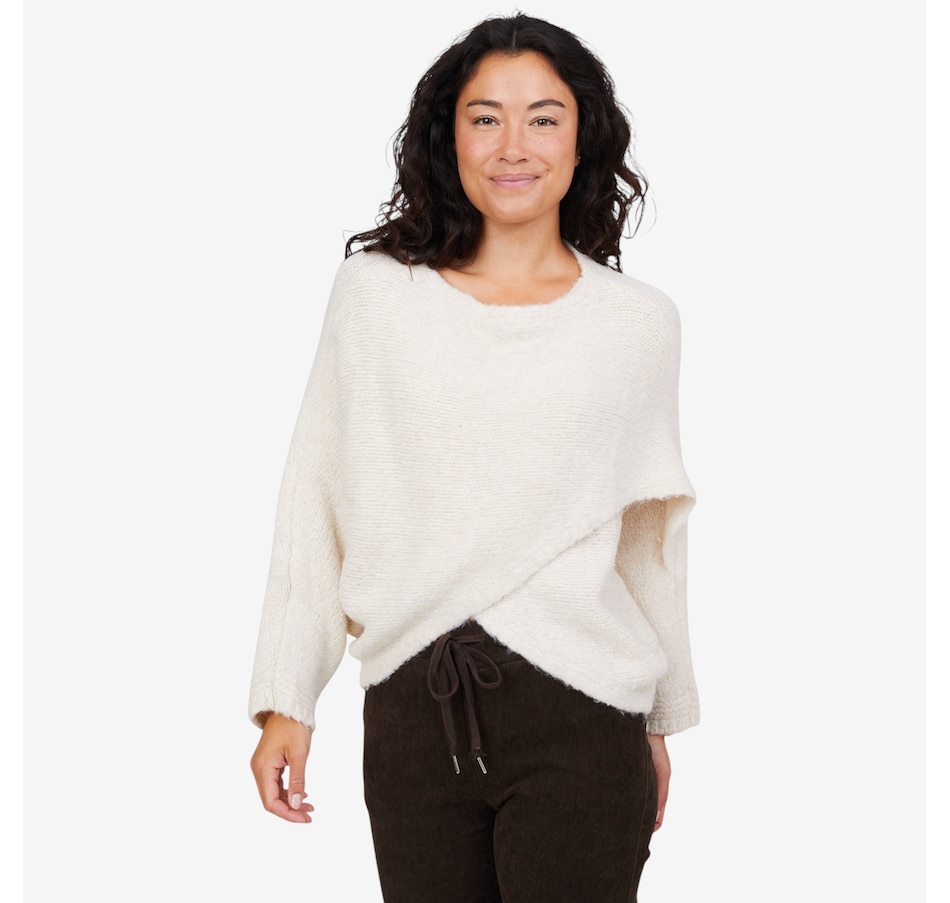 Image 102913_ALTMORE1.jpg, Product 102-913 / Price $115.00, M Made In Italy Criss-Cross Long Sleeve Sweater from M Made in Italy on TSC.ca's Fashion department