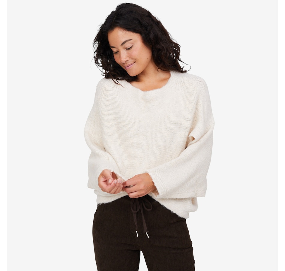 Image 102913_ALTMORE2.jpg, Product 102-913 / Price $115.00, M Made In Italy Criss-Cross Long Sleeve Sweater from M Made in Italy on TSC.ca's Fashion department