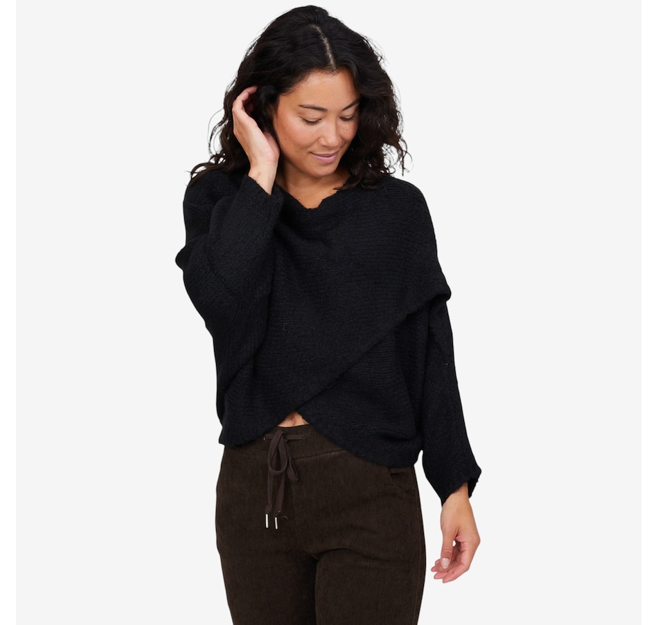 Image 102913_ALTMORE3.jpg, Product 102-913 / Price $115.00, M Made In Italy Criss-Cross Long Sleeve Sweater from M Made in Italy on TSC.ca's Fashion department