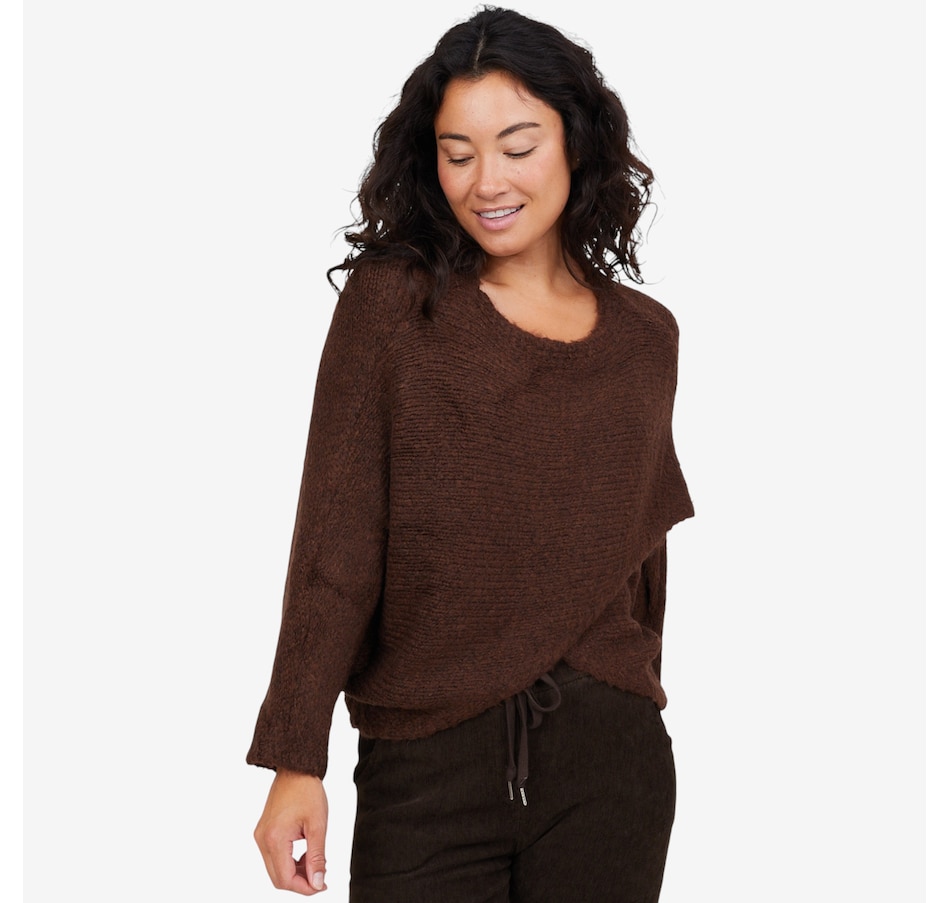 Image 102913_ALTMORE5.jpg, Product 102-913 / Price $115.00, M Made In Italy Criss-Cross Long Sleeve Sweater from M Made in Italy on TSC.ca's Fashion department