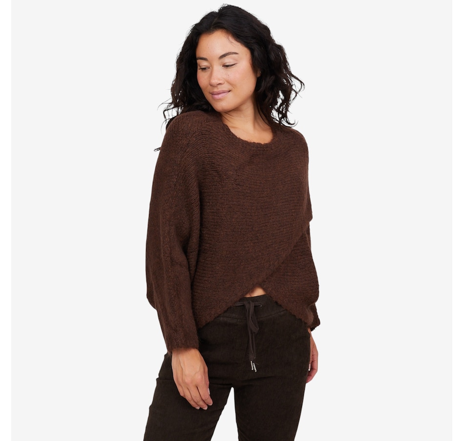 Image 102913_COC.jpg, Product 102-913 / Price $115.00, M Made In Italy Criss-Cross Long Sleeve Sweater from M Made in Italy on TSC.ca's Fashion department