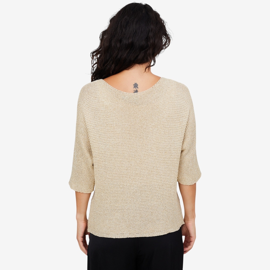 Image 102916_ALTMORE4.jpg, Product 102-916 / Price $19.33, M Made In Italy Knit Boatneck Sweater With 3/4 Sleeve from M Made in Italy on TSC.ca's Fashion department
