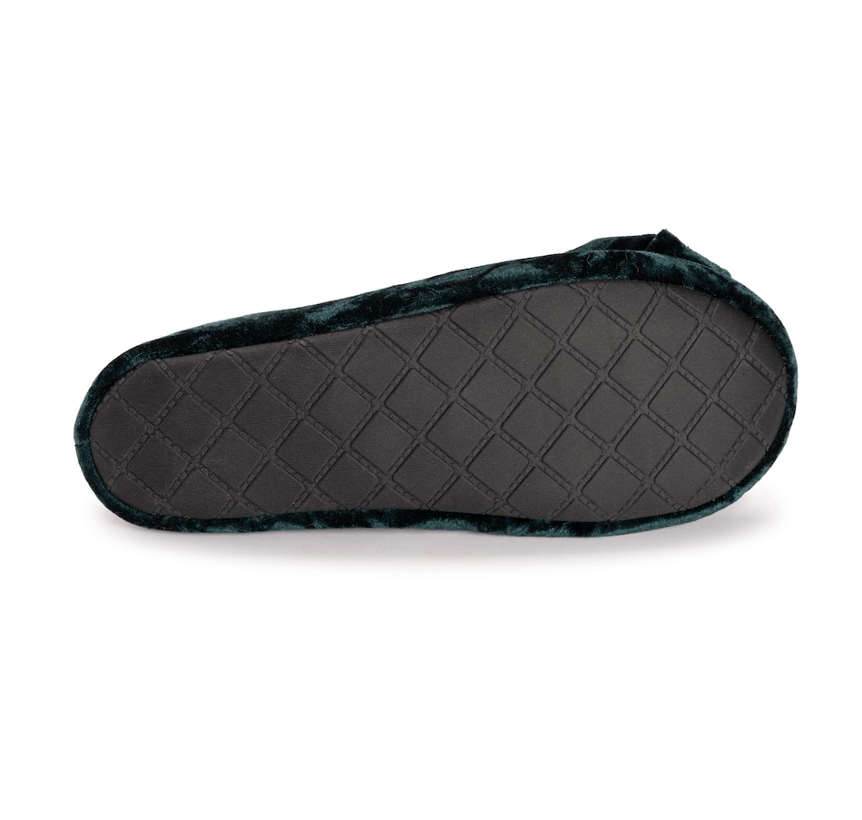 Image 102921_ALTMORE11.jpg, Product 102-921 / Price $29.99, Muk Luks Crushed Velvet Ballerina Slipper from Muk Luks on TSC.ca's Shoes department