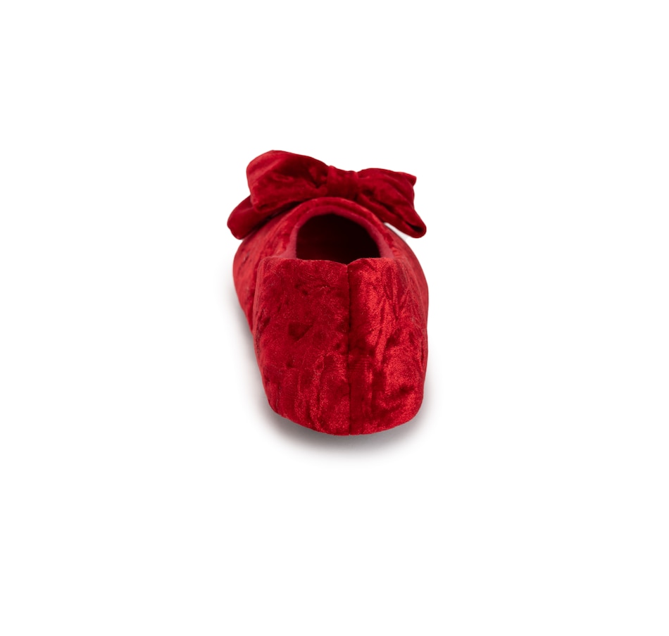 Image 102921_ALTMORE8.jpg, Product 102-921 / Price $29.99, Muk Luks Crushed Velvet Ballerina Slipper from Muk Luks on TSC.ca's Shoes department