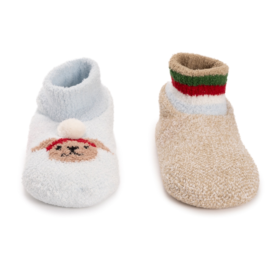 Image 102922_ALTMORE1.jpg, Product 102-922 / Price $39.99, Muk Luks Women's Vitamin E Festive Booties (set of 2) from Muk Luks on TSC.ca's Shoes department
