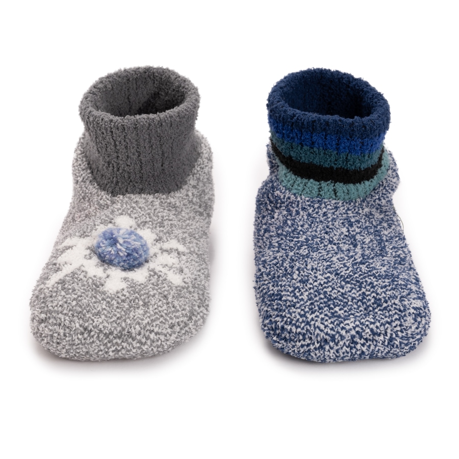 Image 102922_ALTMORE2.jpg, Product 102-922 / Price $39.99, Muk Luks Women's Vitamin E Festive Booties (set of 2) from Muk Luks on TSC.ca's Shoes department