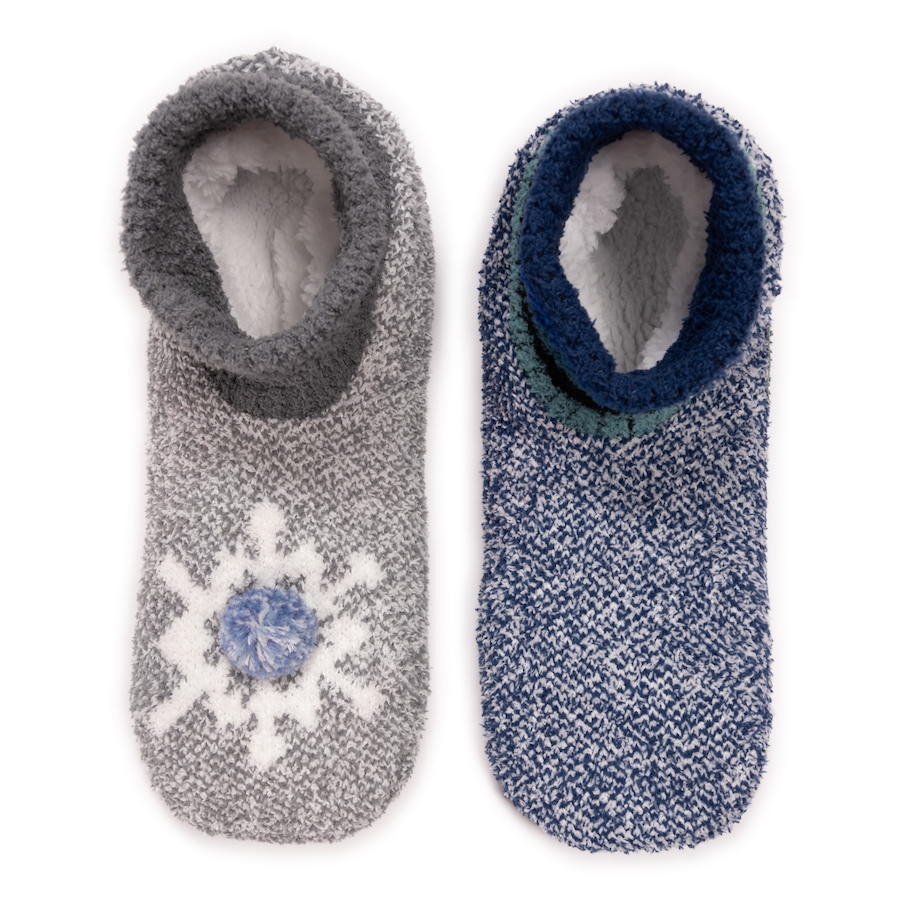 Image 102922_ALTMORE4.jpg, Product 102-922 / Price $39.99, Muk Luks Women's Vitamin E Festive Booties (set of 2) from Muk Luks on TSC.ca's Shoes department