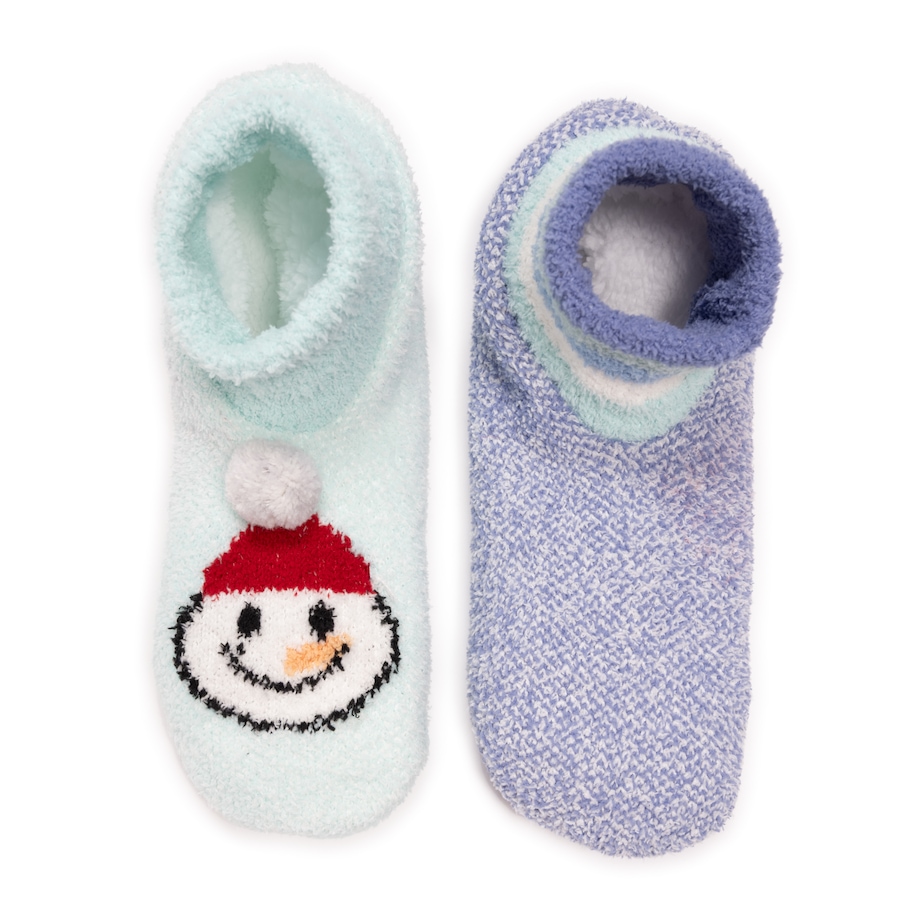 Image 102922_ALTMORE5.jpg, Product 102-922 / Price $39.99, Muk Luks Women's Vitamin E Festive Booties (set of 2) from Muk Luks on TSC.ca's Shoes department