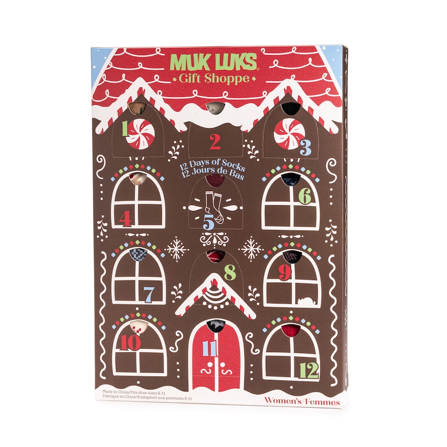 Image 102923_ALTMORE1.jpg, Product 102-923 / Price $9.33, Muk Luks Women's 12 Days of Christmas Socks from Muk Luks on TSC.ca's Fashion department