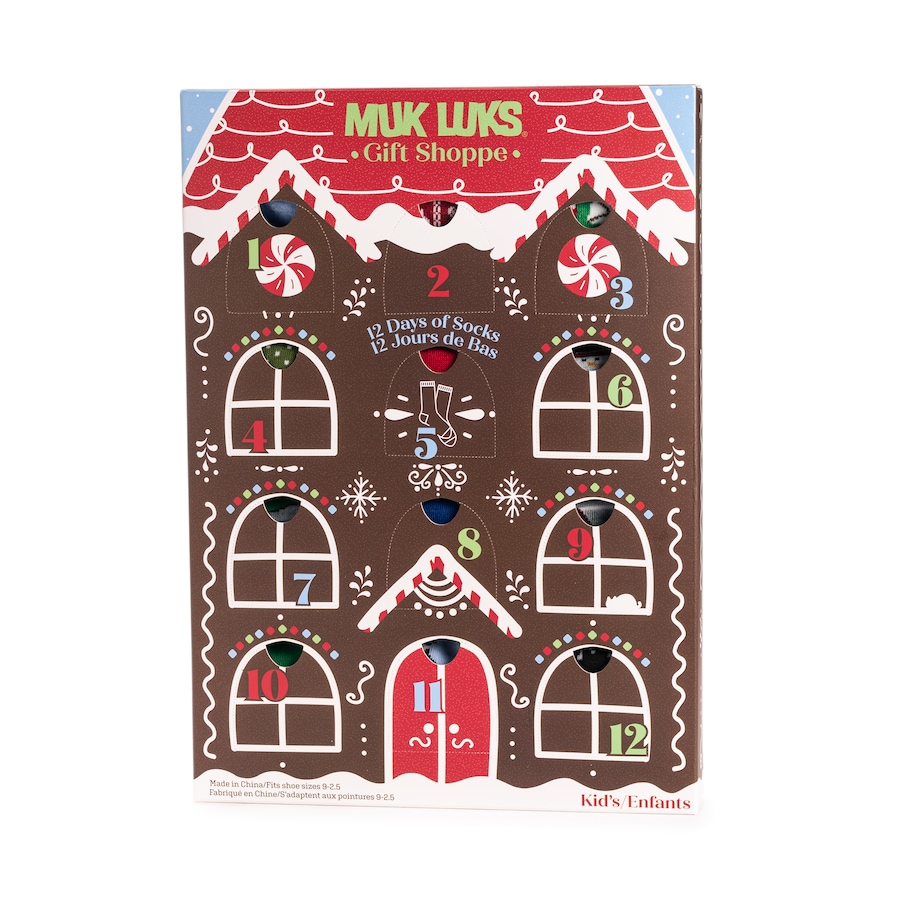 Image 102925_ALTMORE6.jpg, Product 102-925 / Price $9.33, Muk Luks Kids 12 Days of Christmas Socks from Muk Luks on TSC.ca's Fashion department