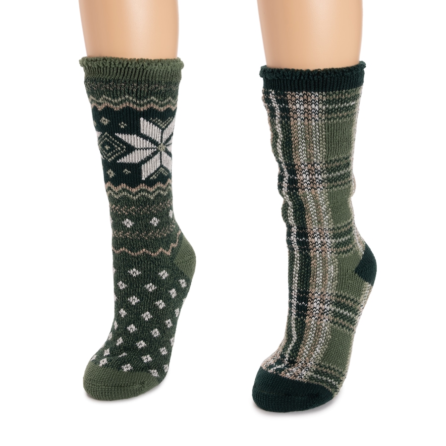 Image 102926_ALTMORE2.jpg, Product 102-926 / Price $34.99, Muk Luks Women's Tall Heat Retainer Socks (set of 2) from Muk Luks on TSC.ca's Fashion department