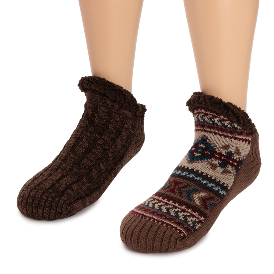 Image 102929_ALTMORE1.jpg, Product 102-929 / Price $19.88, Muk Luks Men's Aloe Infused Shortie Cabin Socks (set of 2) from Muk Luks on TSC.ca's Fashion department