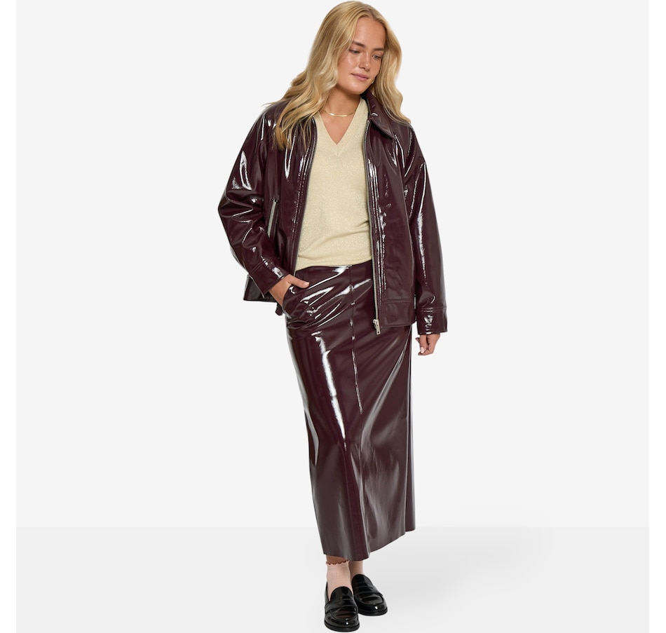 Image 102948_ALTMORE4.jpg, Product 102-948 / Price $165.00, Peppercorn Lucinda Vegan Leather Skirt from Peppercorn on TSC.ca's Fashion department