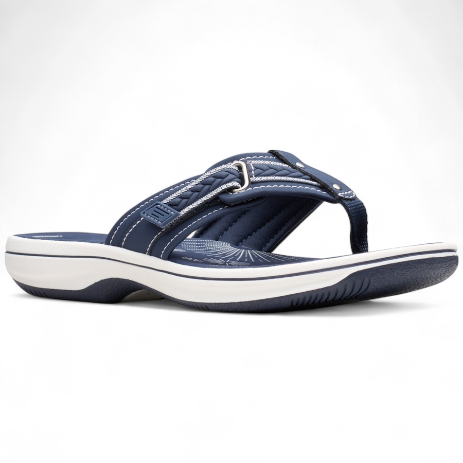 Image 102949_NVY.jpg, Product 102-949 / Price $19.33, Clarks Cloudstepper Breezey Sun Flip Flop from Clarks Footwear on TSC.ca's Shoes department