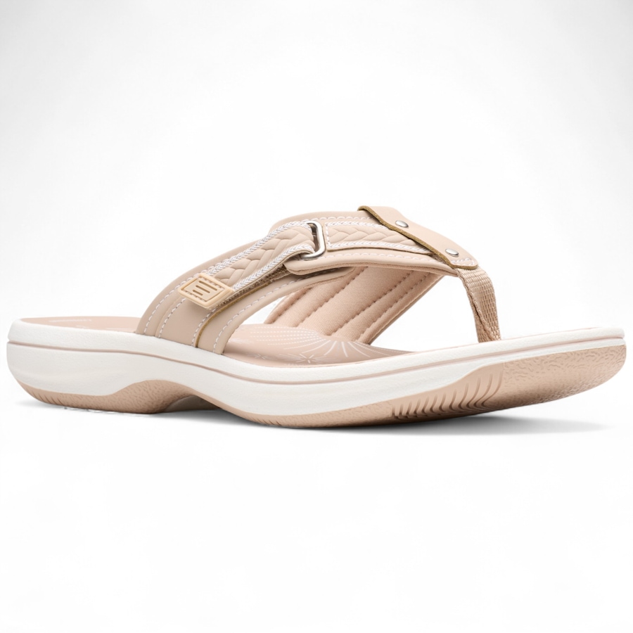 Image 102949_SAN.jpg, Product 102-949 / Price $19.33, Clarks Cloudstepper Breezey Sun Flip Flop from Clarks Footwear on TSC.ca's Shoes department