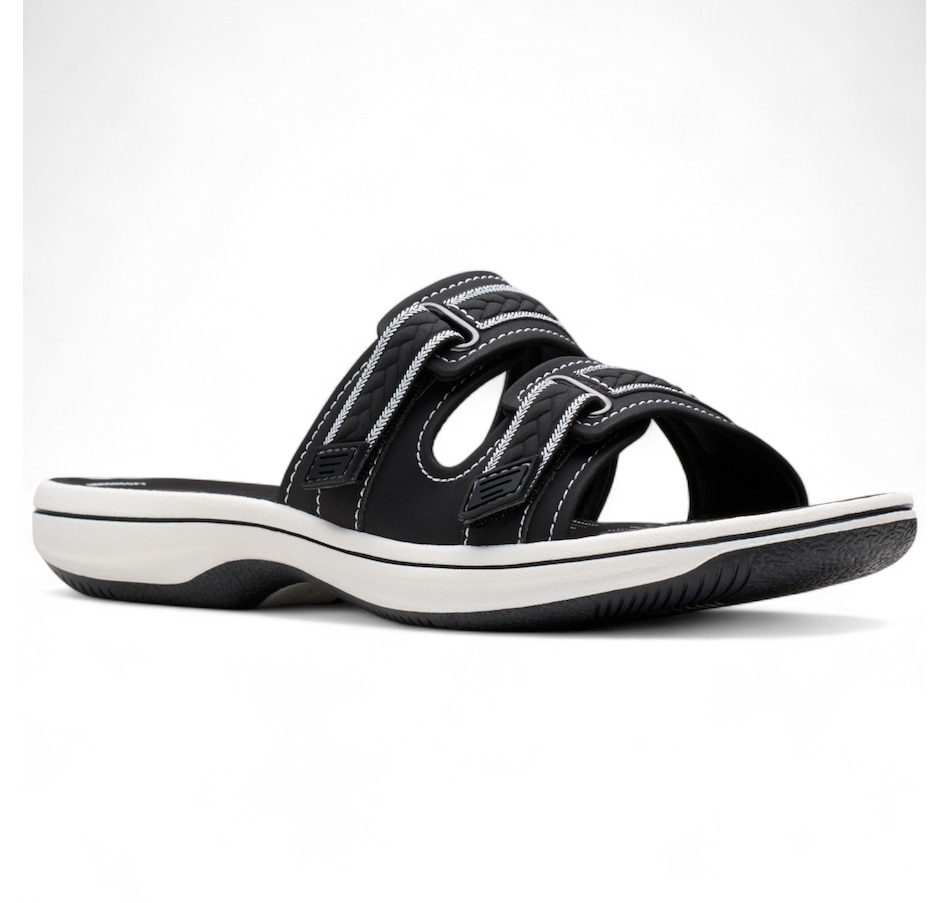 Image 102950_BLK.jpg, Product 102-950 / Price $39.88, Clarks Cloudstepper Breezey Eve Slide from Clarks Footwear on TSC.ca's Shoes department
