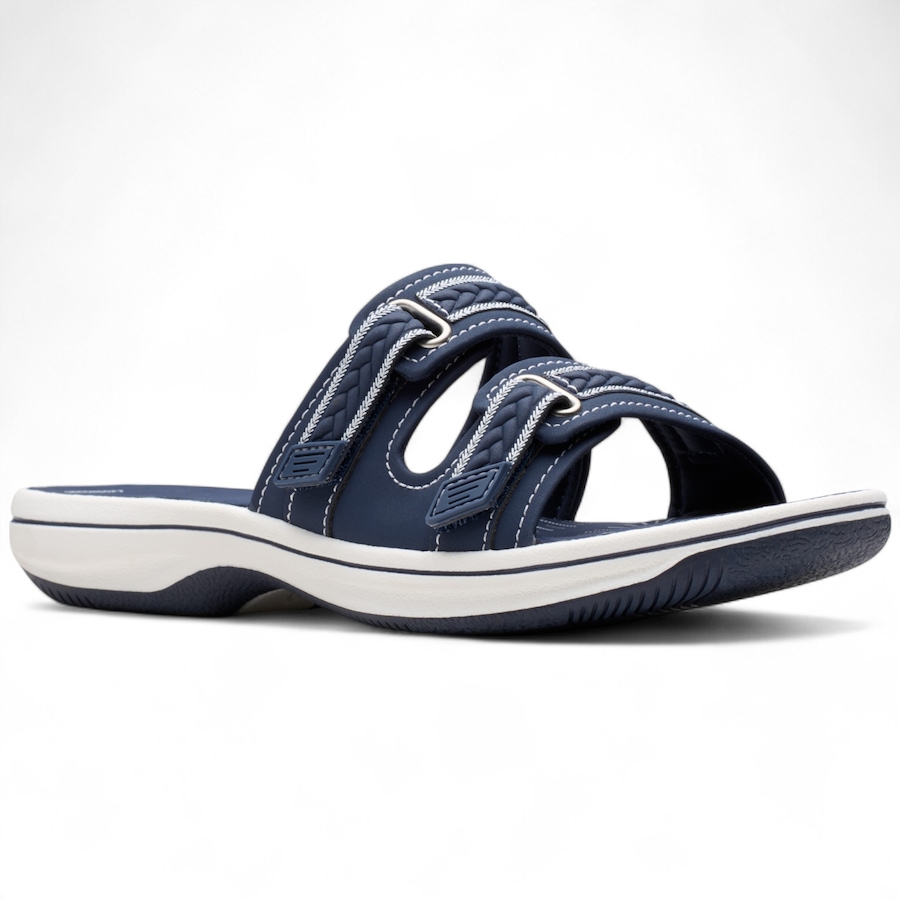 Image 102950_NVY.jpg, Product 102-950 / Price $19.33, Clarks Cloudstepper Breezey Eve Slide from Clarks Footwear on TSC.ca's Shoes department