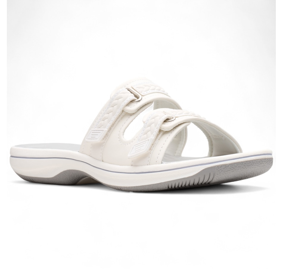 Image 102950_WHT.jpg, Product 102-950 / Price $39.88, Clarks Cloudstepper Breezey Eve Slide from Clarks Footwear on TSC.ca's Shoes department