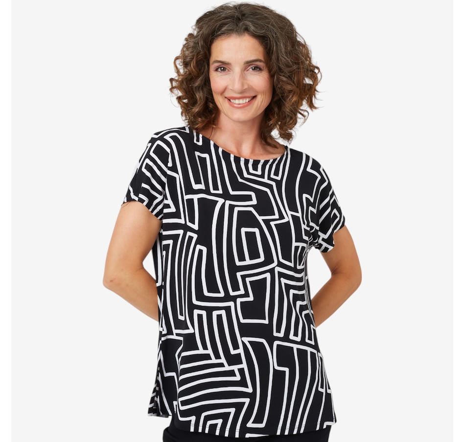 Image 102951_BKW.jpg, Product 102-951 / Price $24.33, Mr. Max Brazil Knit Tunic with Side Slit Detail from Mr. Max on TSC.ca's Fashion department