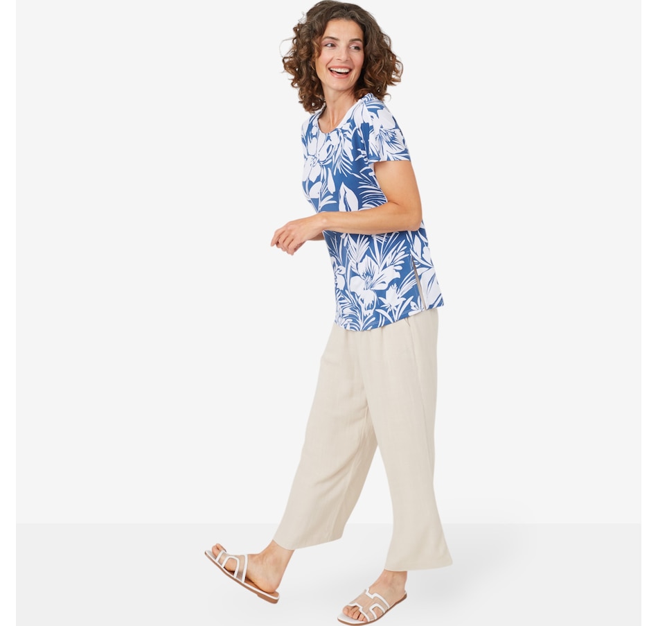 Image 102952_ALTMORE2.jpg, Product 102-952 / Price $24.33, Mr. Max Magic Linen Wide Leg Crop Pant from Mr. Max on TSC.ca's Fashion department