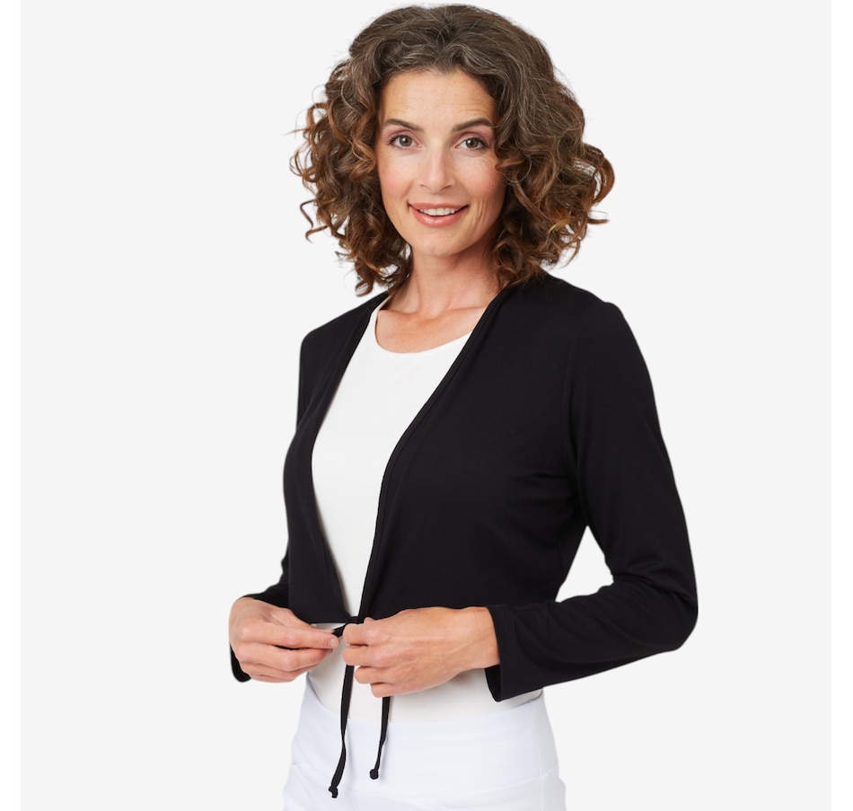 Image 102954_ALTMORE2.jpg, Product 102-954 / Price $19.33, Mr. Max Ultra Modal Tie Front Bolero from Mr. Max on TSC.ca's Fashion department