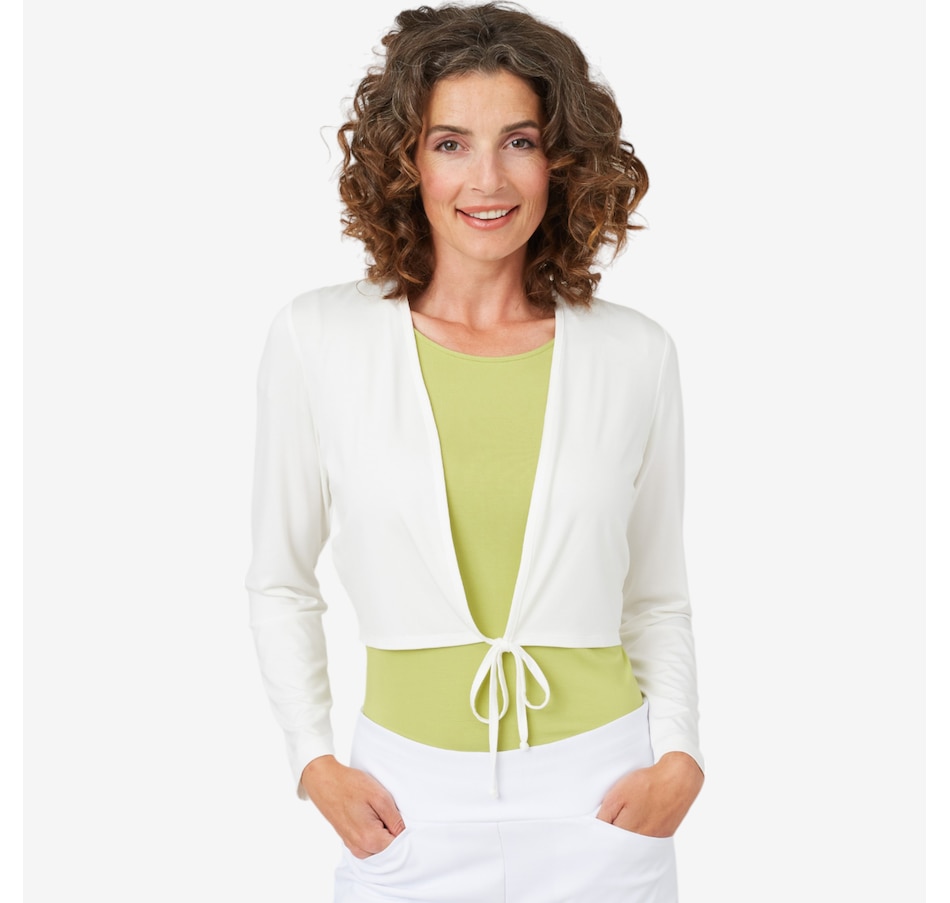 Image 102954_ALTMORE4.jpg, Product 102-954 / Price $19.33, Mr. Max Ultra Modal Tie Front Bolero from Mr. Max on TSC.ca's Fashion department