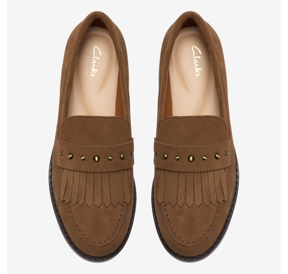 Image 102976_ALTMORE3.jpg, Product 102-976 / Price $150.00, Clarks Hana Suede Loafer from Clarks Footwear on TSC.ca's Shoes department