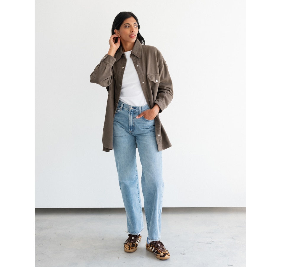 Image 103014_ESP.jpg, Product 103-014 / Price $175.00, Brunette The Label Shania Denim Jacket from Brunette The Label on TSC.ca's Fashion department