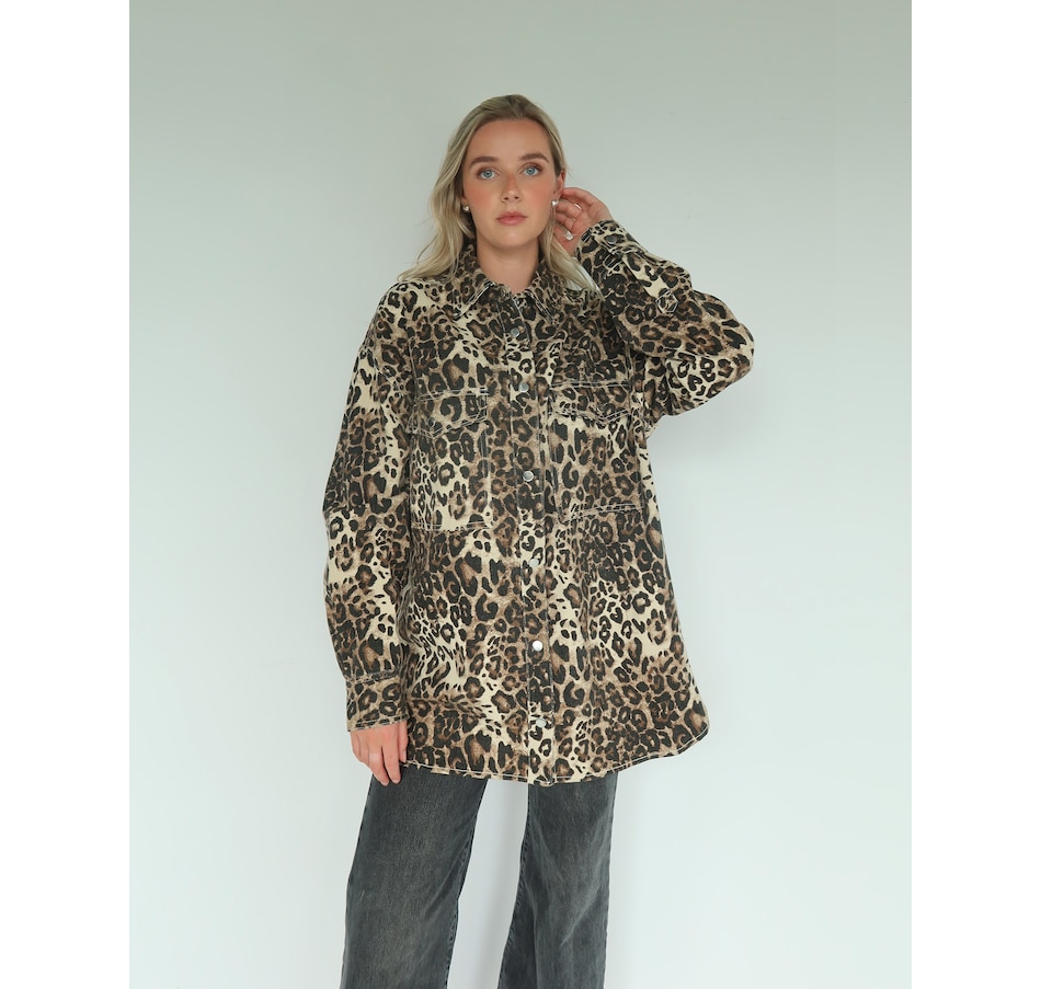 Image 103014_LEP.jpg, Product 103-014 / Price $175.00, Brunette The Label Shania Denim Jacket from Brunette The Label on TSC.ca's Fashion department