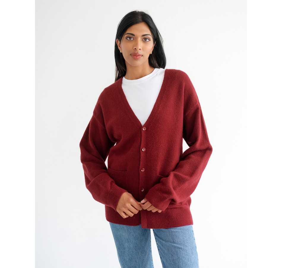 Image 103018_BGDY.jpg, Product 103-018 / Price $165.00, Brunette The Label Oversized Cardigan from Brunette The Label on TSC.ca's Fashion department