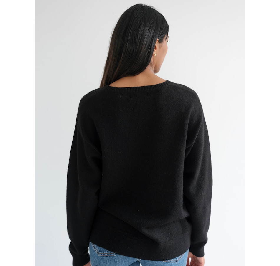 Image 103019_ALTMORE2.jpg, Product 103-019 / Price $149.00, Brunette The Label Oversized Knitted Crew Neck Sweater from Brunette The Label on TSC.ca's Fashion department